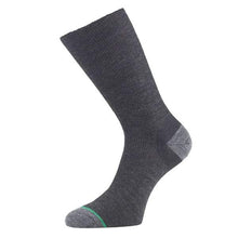 Load image into Gallery viewer, 1000 Mile Men&#39;s Fusion Lightweight Antiblister Tactel® Merino Blend Double Layer Socks (Charcoal)
