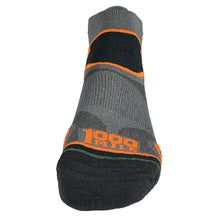 Load image into Gallery viewer, 1000 Mile Men's Fusion Tactel® Double Layer Socklet (Black/Orange)