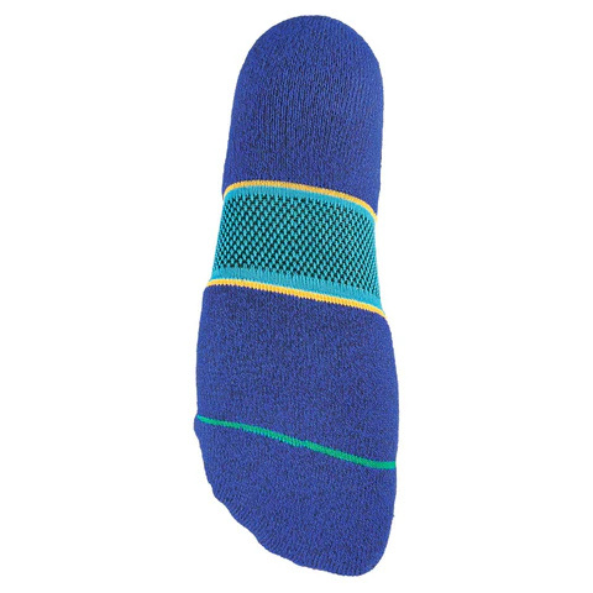 1000 Mile Men's Run Single Layer Socklet - 2 Pair Pack (Kingfisher Blue/Navy)