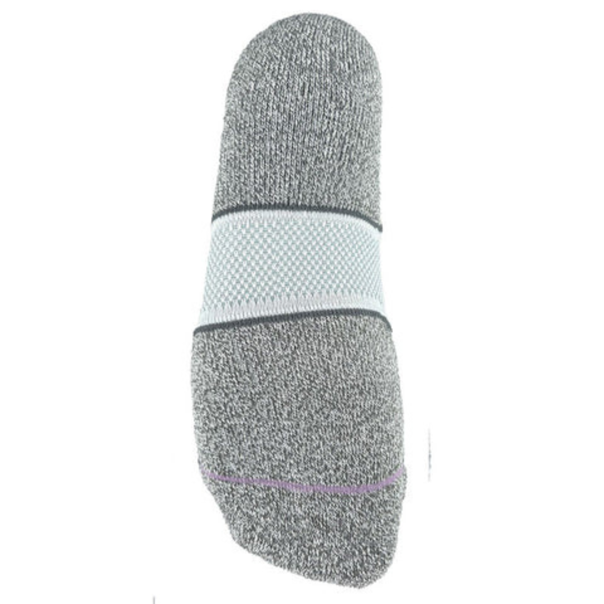 1000 Mile Men's Run Single Layer Anklet Socks - 2 Pair Pack (White)