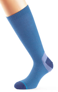 1000 Mile Women's Fusion Lightweight Tactel® Merino Blend Double Layer Walk Socks (Cornflower)