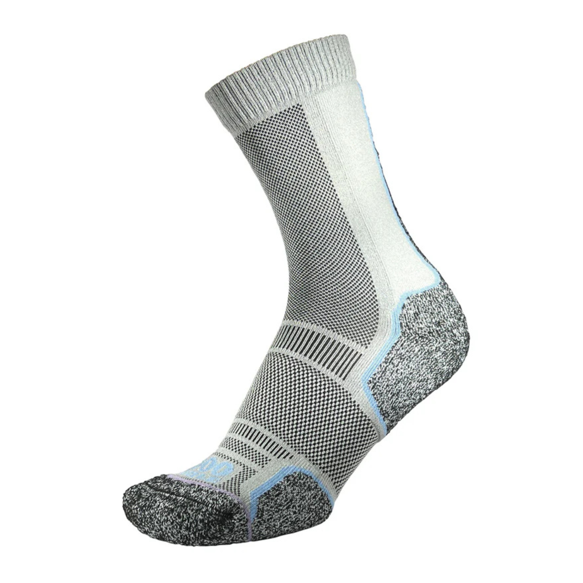 1000 Mile Women's Repreve Recycled Range Trek Socks - 2 Pair Pack (Silver Blue/Silver Pink)