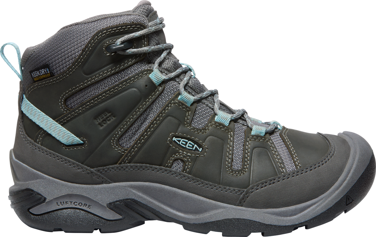 Keen Women s Circadia Waterproof Mid Trail Boots WIDE FIT Steel Gre Landers Outdoor World Ireland s Adventure Outdoor Store