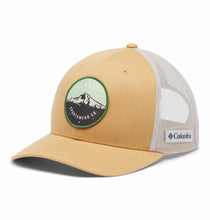 Load image into Gallery viewer, Columbia Unisex Mesh Snap Back Hat (Light Camel/Dark Stone)
