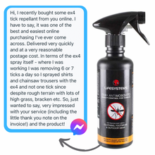 Load image into Gallery viewer, Lifesystems EX4 Anti Mosquito Insect Repellant for Fabric (350ml)