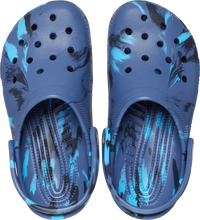 Load image into Gallery viewer, Crocs Classic Marbled Clogs - Junior (Navy) (SIZES C11-J4)
