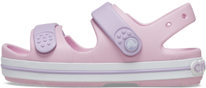 Crocs Crocband Cruiser Sandals - Toddler (Ballerina Pink) (SIZES C4-C10)