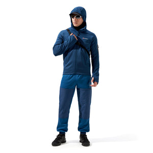 Berghaus Men's Pravitale Mountain 2.0 Hooded Full Zip Fleece (Murky Marine)