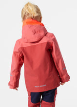 Load image into Gallery viewer, Helly Hansen Kids Shelter 2.0 Waterproof Jacket (Poppy Red)
