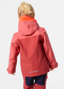 Helly Hansen Kids Shelter 2.0 Waterproof Jacket (Poppy Red)