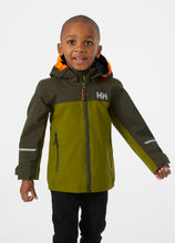 Load image into Gallery viewer, Helly Hansen Kids Shelter 2.0 Waterproof Jacket (Olive Green)
