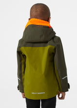 Load image into Gallery viewer, Helly Hansen Kids Shelter 2.0 Waterproof Jacket (Olive Green)
