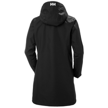 Load image into Gallery viewer, Helly Hansen Women's Long Belfast HT Waterproof Coat (Black)