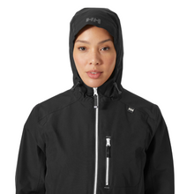 Load image into Gallery viewer, Helly Hansen Women's Long Belfast HT Waterproof Coat (Black)
