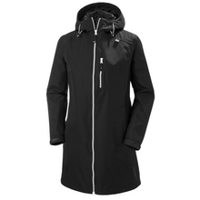 Load image into Gallery viewer, Helly Hansen Women's Long Belfast HT Waterproof Coat (Black)