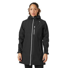 Load image into Gallery viewer, Helly Hansen Women's Long Belfast HT Waterproof Coat (Black)