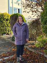 Load image into Gallery viewer, Helly Hansen Women's Long Belfast HT Waterproof Coat (Smoked Purple)
