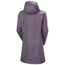 Load image into Gallery viewer, Helly Hansen Women's Long Belfast HT Waterproof Coat (Smoked Purple)