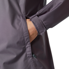 Load image into Gallery viewer, Helly Hansen Women's Long Belfast HT Waterproof Coat (Smoked Purple)