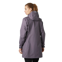 Load image into Gallery viewer, Helly Hansen Women's Long Belfast HT Waterproof Coat (Smoked Purple)