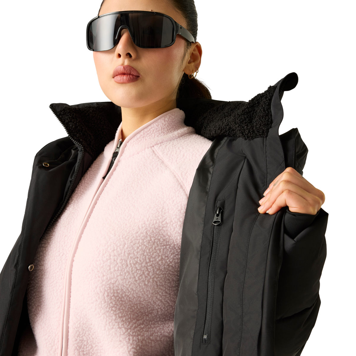 Dare 2B Women's Lustre Waterproof Insulated Jacket (Black)