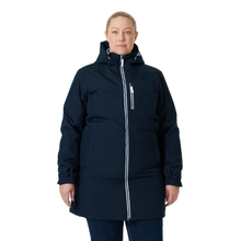 Load image into Gallery viewer, Helly Hansen Women's Long Belfast Winter HT Waterproof Insulated Parka (Navy)