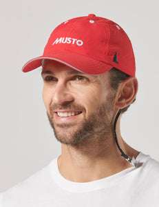 Musto Essential Fast Dry UPF40 Fast Dry Crew Cap (True Red)