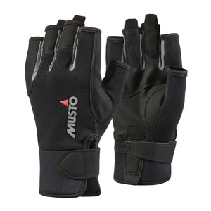 Musto Essential Sailing Gloves - Short Finger (Black)