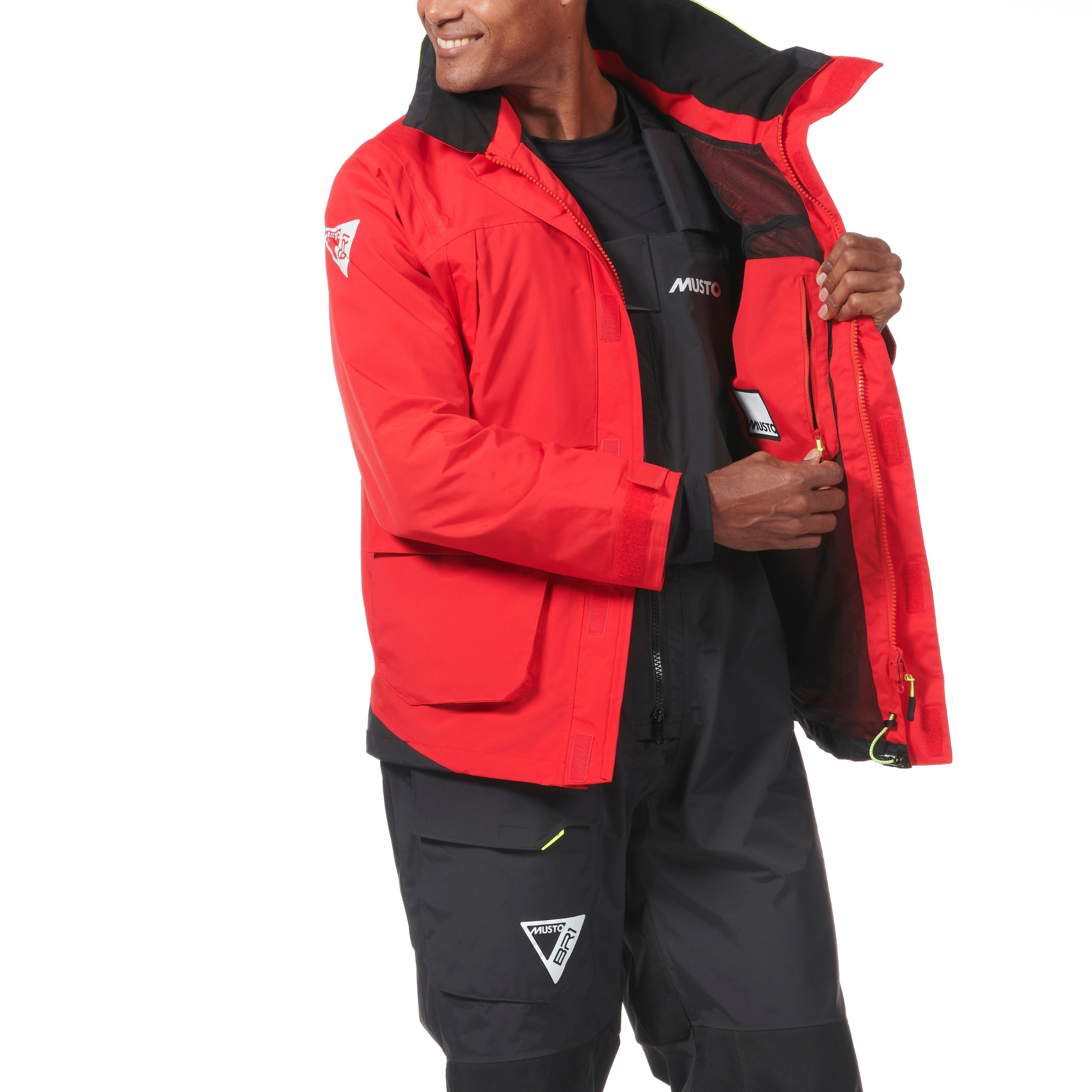Musto Men's BR1 Channel 2L Sailing Jacket (True Red)
