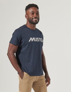 Musto Men's Logo Cotton Tee (Navy)