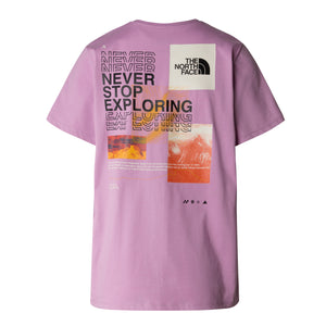 The North Face Women's Foundation Mountain Short Sleeve Tee (Mineral Purple)