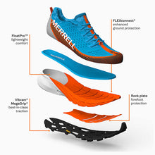 Load image into Gallery viewer, Merrell Men&#39;s Agility Peak 5 Trail Running Shoes (Highrise/Hiviz)
