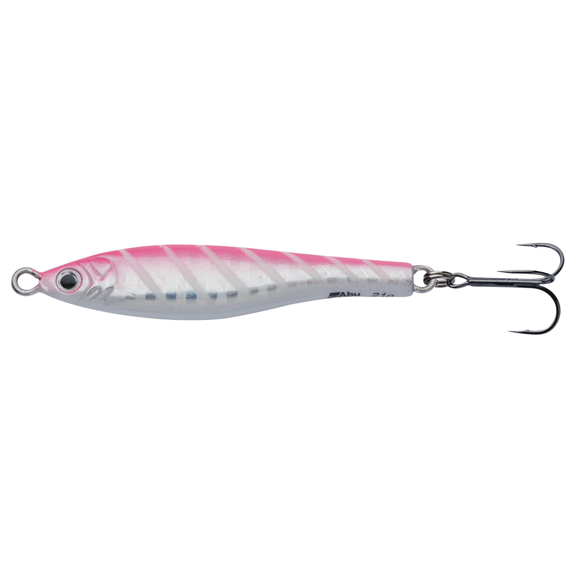 Abu Garcia Fast Cast Treble Hook Lure (10g/2in - Pink Zebra)