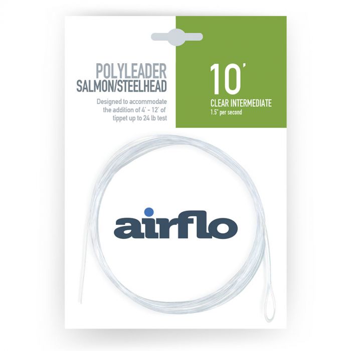 Airflo Salmon/Steelhead Polyleader (Clear)(10ft/Intermediate/24lbs)