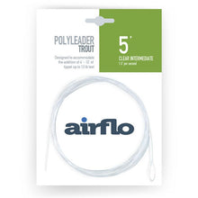 Load image into Gallery viewer, Airflo Trout Polyleader (Clear)(5ft/Intermediate/12lbs)