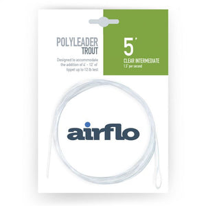 Airflo Trout Polyleader (Clear)(5ft/Intermediate/12lbs)