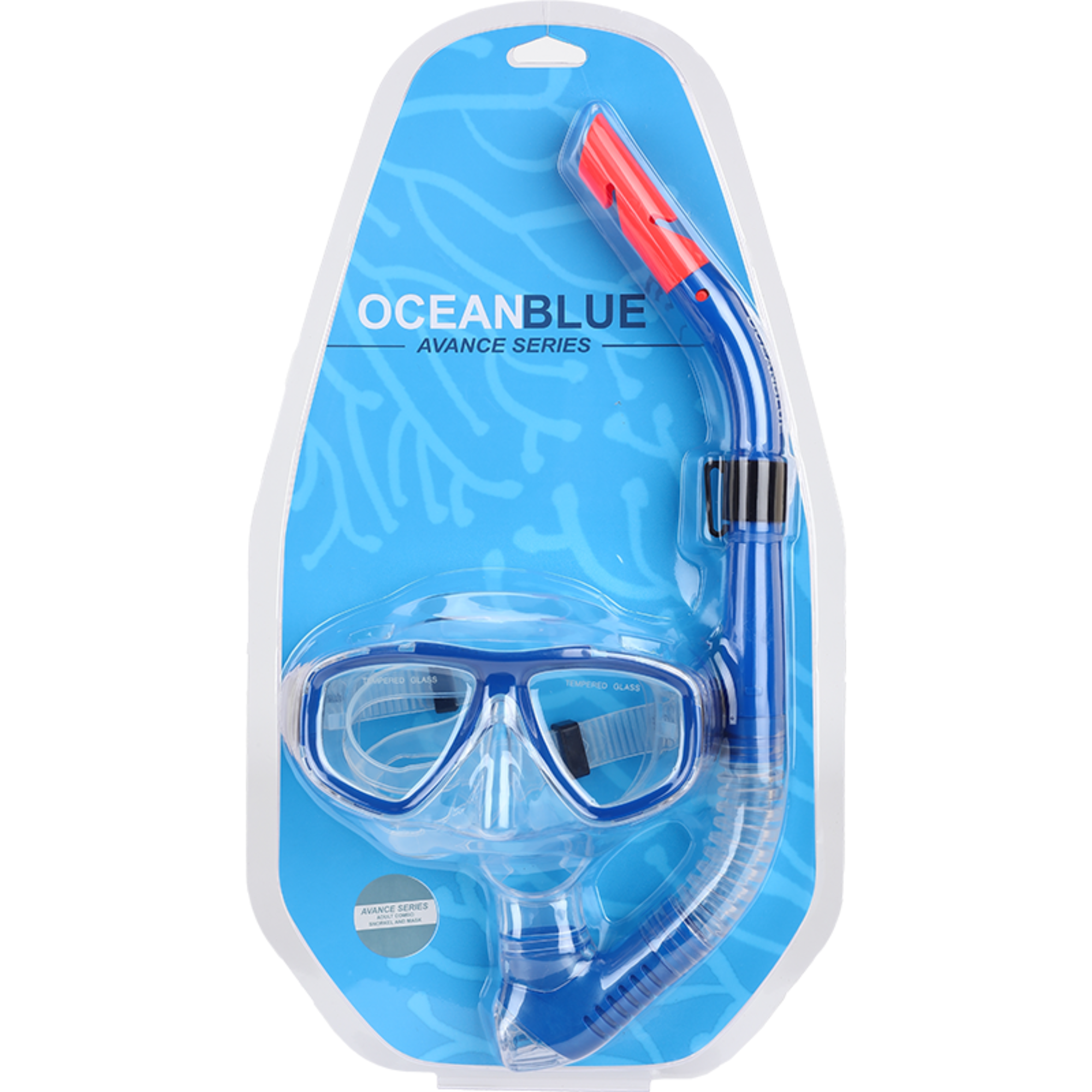 Alder Ocean Blue Avance Series Snorkel & Mask Combo (Adult)