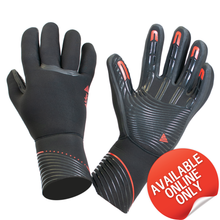 Load image into Gallery viewer, Alder Unisex Spirit Neoprene Thermal Swim/Watersports Gloves (Black/Red)(4mm)