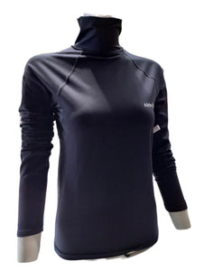 Alder Women's Spirit Long Sleeve Thermal Rash Vest (Black)