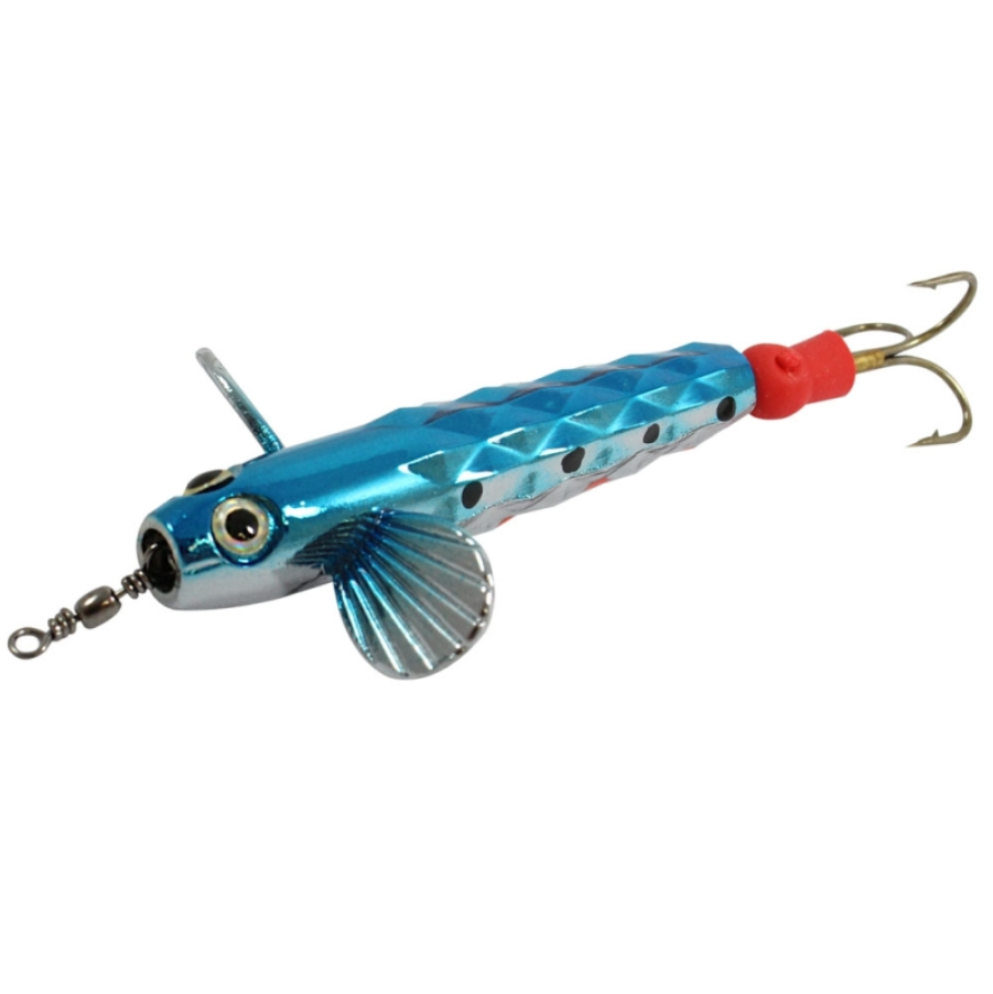 Allcock Diamond Back Devon Minnow Lure (2in)(Blue/Silver)