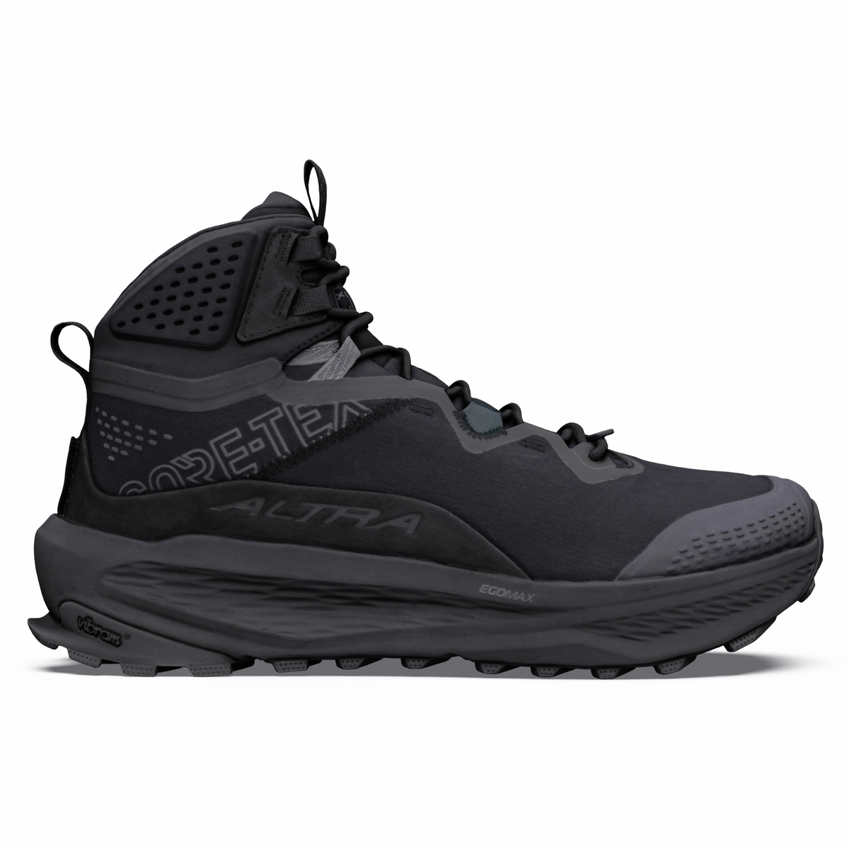 Altra Men's Olympus 7 Gore-Tex Mid Trail Boots Black Black Dark Shadow 74O AL0A85UN