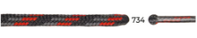Load image into Gallery viewer, Barth Round Laces (5mm/150cm)(Black/Red)