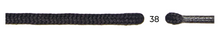Load image into Gallery viewer, Barth Semicircular Laces (7mm/150cm)(Black)