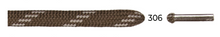 Load image into Gallery viewer, Barth Semicircular Laces (7mm/200cm)(Brown/Grey)