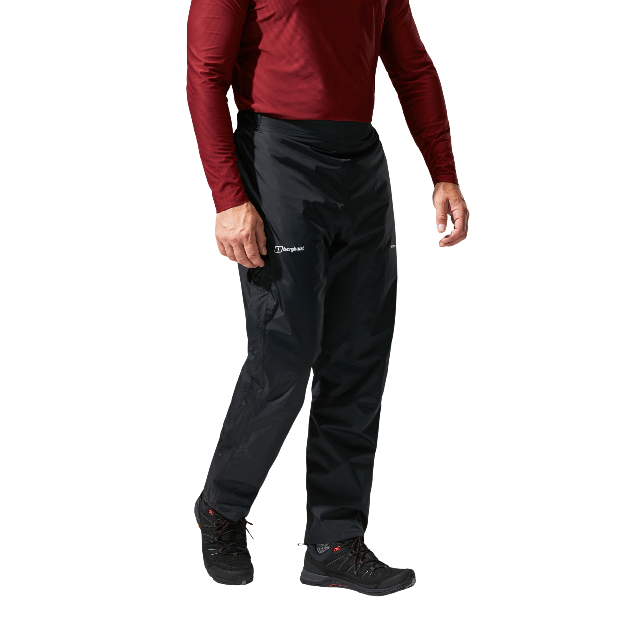 Berghaus Men's Deluge 2L Waterproof Over-Trousers (Black)