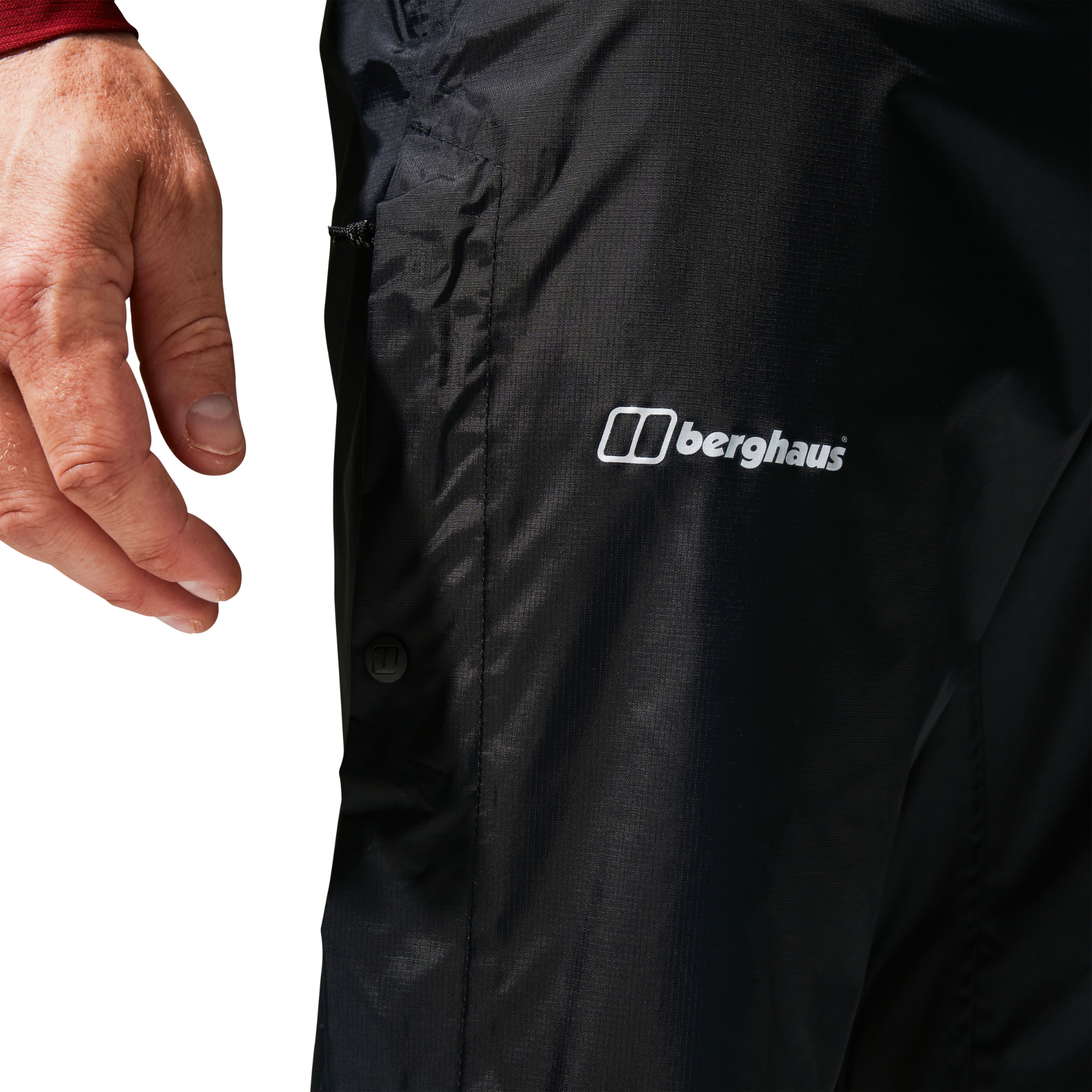 Berghaus Men's Deluge 2L Waterproof Over-Trousers (Black)