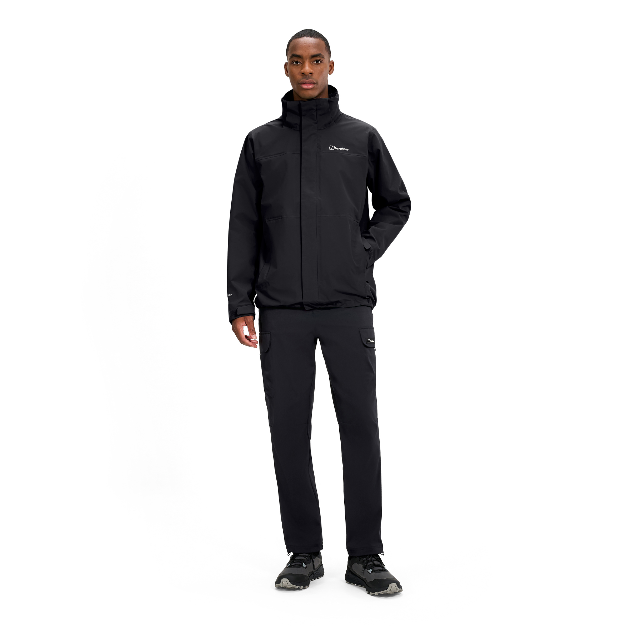 Berghaus Men's Hillwalker 2.0 Interactive 2L Gore-Tex Jacket (Jet Black)