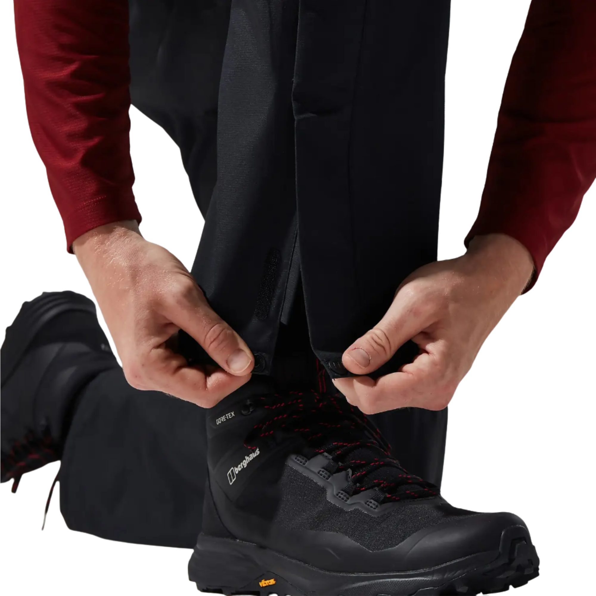 Berghaus Men's Hillwalker 2L Gore-Tex Over-Trousers (Black)