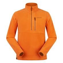 Load image into Gallery viewer, Berghaus Men's Prism Polartec Half Zip Fleece Top (Blaze Orange)