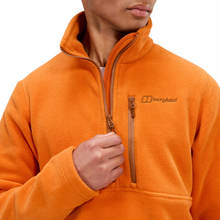 Load image into Gallery viewer, Berghaus Men's Prism Polartec Half Zip Fleece Top (Blaze Orange)
